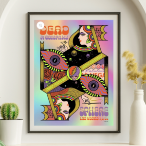 Dead and Company - Sphere Las Vegas NV, July 6, 2024 NOT FOIL - Live Concert Poster Wall Art Poster Print - 131021