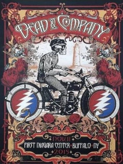 Dead and Company - First Niagra Center Buffalo NY November 11, 2015 - Live Concert Poster Wall Art Print - 131237 - Image 2