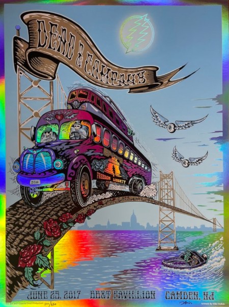 Dead and Company - BB&T Pavilion Camden NJ June 25 2017 NOT FOIL - Live Concert Poster Wall Art Print - 131130 - Image 2