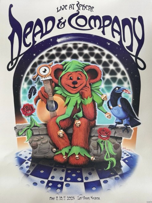 Dead and Company - Sphere Las Vegas NV May 9 2025 – Live Concert Poster Wall Art Print – 131271 - Image 2