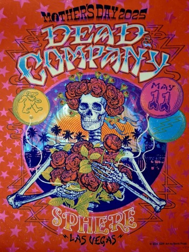 Dead and Company - Sphere Las Vegas NV May 11 2025 – Live Concert Poster Wall Art Print – 131280 - Image 2