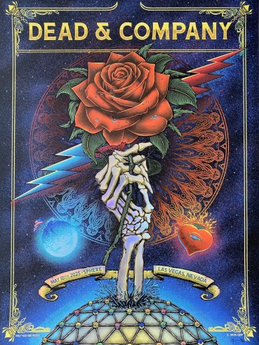 Dead and Company - Sphere Las Vegas NV May 10 2025 – Live Concert Poster Wall Art Print – 131282 - Image 2