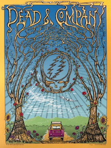 Dead and Company - Arrington VA August 25 2018 – Live Concert Poster Wall Art Print – 131288 - Image 2