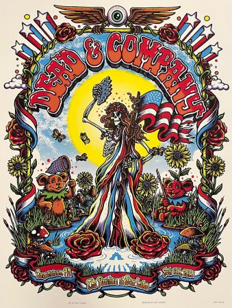 Dead and Company - Star Lake Pavilion Burgettstown PA July 12 2022 – Live Concert Poster Wall Art Print – 131338 - Image 2
