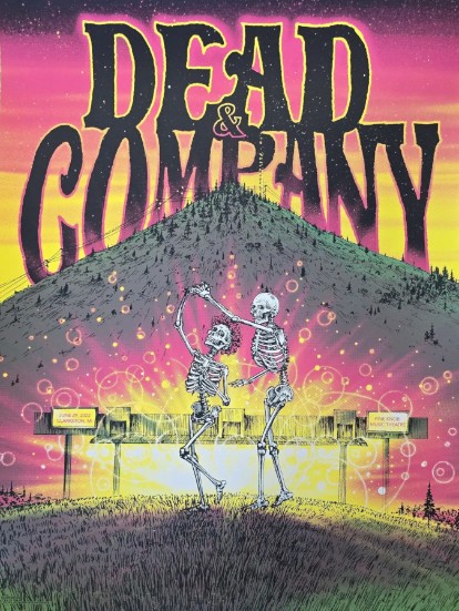 Dead and Company - Pine Knob Music Theater Clarkston MI June 29 2022 – Live Concert Poster Wall Art Print – 131341 - Image 2