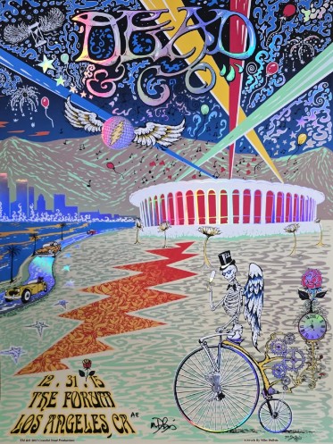 Dead and Company - The Forum Los Angeles CA December 31 2015 FOIL – Live Concert Poster Wall Art Print – 131350 - Image 2