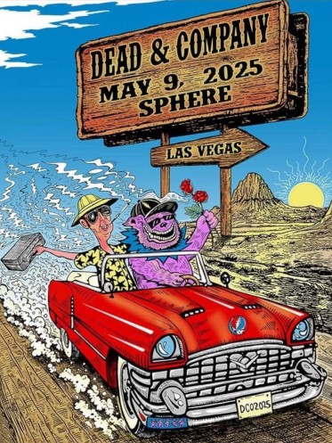 Dead and Company - Sphere Las Vegas NV Fear May 9 2025 – Live Concert Poster Wall Art Print – 131368 - Image 2