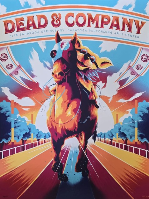 Dead and Company - Saratoga Springs Performing Arts Center Saratoga NY June 18 2019 – Live Concert Poster Wall Art Print – 131370 - Image 2