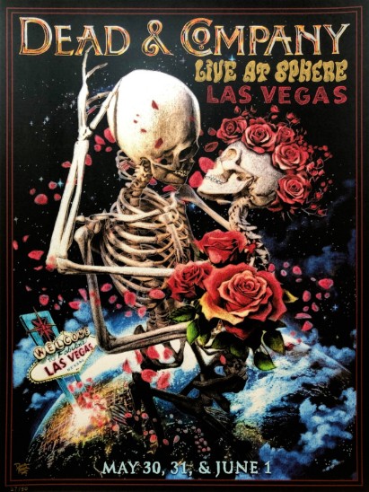 Dead and Company - Sphere Las Vegas NV May 30 2024 – Live Concert Poster Wall Art Print – 131388 - Image 2