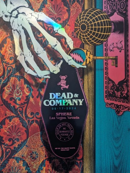 Dead and Company - Sphere Las Vegas NV FOIL May 17 2024 – Live Concert Poster Wall Art Print – 131411 - Image 2