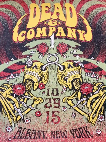 Dead and Company - Albany NY October 29 2015 – Live Concert Poster Wall Art Print – 131426 - Image 2