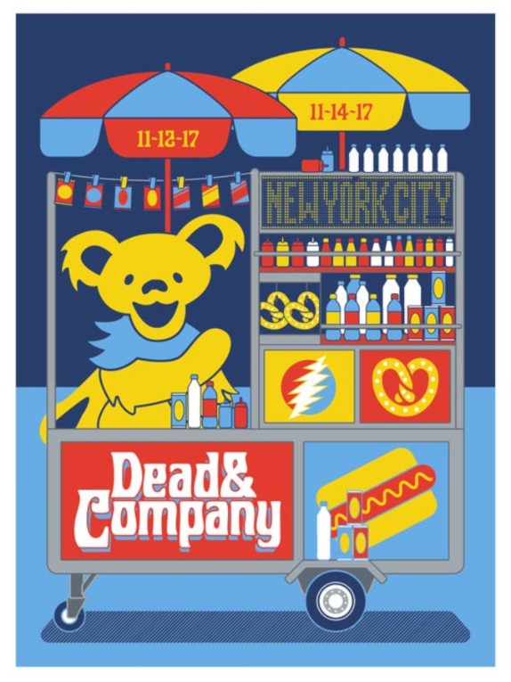 Dead and Company - Madison Square Garden NY November 12 2017 – Live Concert Poster Wall Art Print – 131435 - Image 2