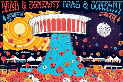 Dead and Company - The Forum Los Angeles CA December 27 2019 FULLSHEET – Live Concert Poster Wall Art Print - 131349 - Image 2