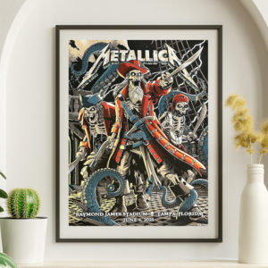 Metallica - Raymond James Stadium Tampa FL June 6, 2025 - Live Concert Poster Wall Art Print - 158067