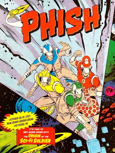 Phish - MGM Grand Garden Arena Las Vegas NV October 28 2021 - Live Concert Poster Wall Art Print - 172126 - Image 2