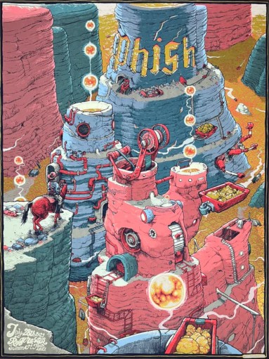 Phish - Rogers AR July 28 2021 - Live Concert Poster Wall Art Print - 172130 - Image 2