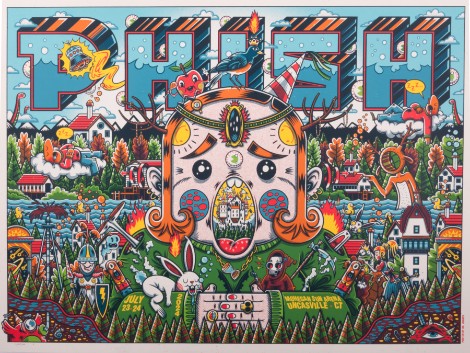 Phish - Mohegan Sun Arena Uncaseville CT July 23 2024 - Live Concert Poster Wall Art Print - 172144 - Image 2