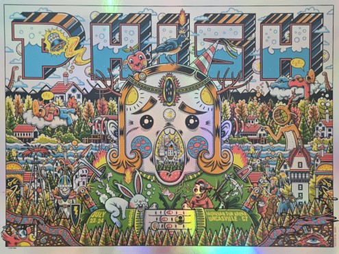 Phish - Mohegan Sun Arena Uncaseville CT July 23 2024 FOIL - Live Concert Poster Wall Art Print - 172145 - Image 2