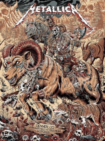 Metallica - Empower Field Mile High Denver CO June 29 2025 - Live Concert Poster Wall Art Print - 158051 - Image 2