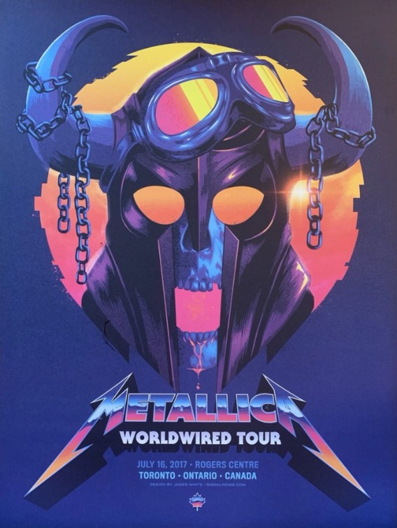 Metallica - Rogers Centre Toronto Ontario CA July 16 2017 - Live Concert Poster Wall Art Print - 158071 - Image 2