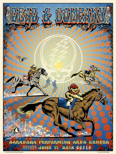 Dead and Company - Saratoga Performing Arts Center NY June 11 2018 - Live Concert Poster Wall Art Print - 131182 - Image 2