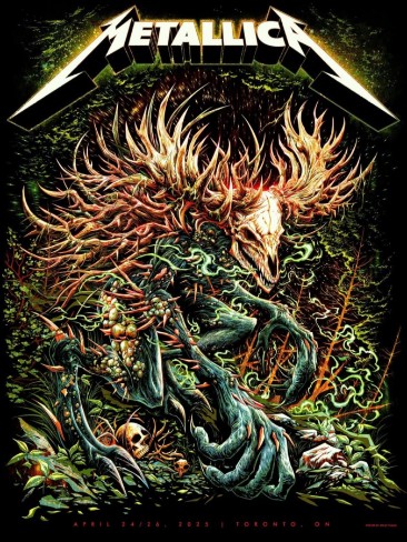 Metallica - Toronto Ontario CA April 24, 2025 - Live Concert Poster Wall Art Print - 158129 - Image 2