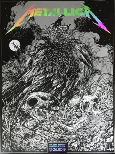 Metallica - Cologne Germany June 13 2019 - Live Concert Poster Wall Art Print - 158270 - Image 2