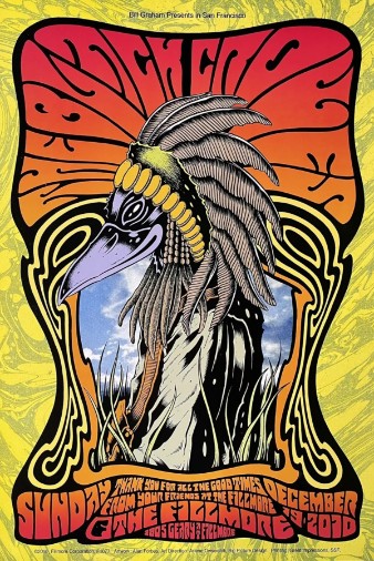Black Crows - Fillmore SF CA F-1077 December 19 2010 – Live Concert Poster Wall Art Print - 115001 - Image 2