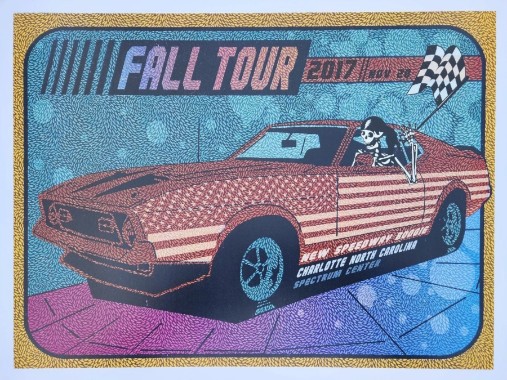 Dead and Company - Spectrum Center Charlotte NC November 28 2017 - Live Concert Poster Wall Art Print - 131206 - Image 2