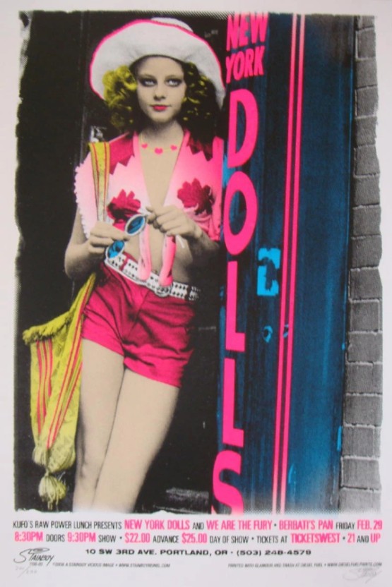 New York Dolls - Portland OR February 29 2008 – Live Concert Poster Wall Art Poster Print - 166001 - Image 2