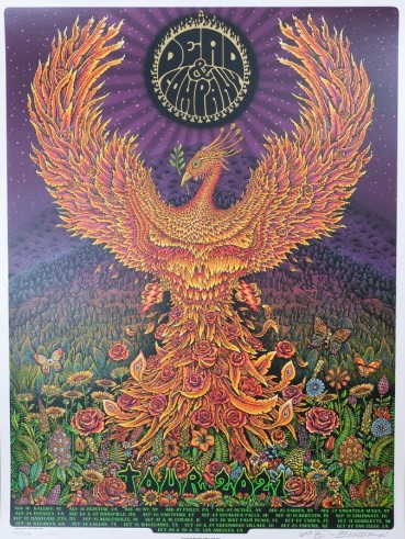 Dead and Company - Tour 2021 - Live Concert Poster Wall Art Print - 131208 - Image 2
