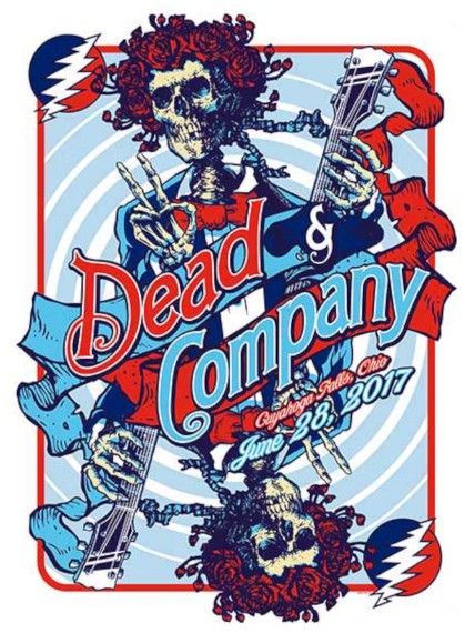Dead and Company - Cuyahoga Falls OH June 28 2017 - Live Concert Poster Wall Art Print - 131222 - Image 2