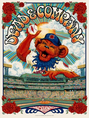 Dead and Company - Boston MA June 24 2023 - Live Concert Poster Wall Art Print - 131231 - Image 2