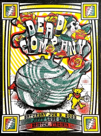 Dead and Company - Jiffy Lube Center Bristow VA June 3 2023 – Live Concert Poster Wall Art Print – 131284 - Image 2