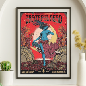 Grateful Dead 2015 Fare Thee Well - Moon Goddess - Live Concert Poster Wall Art Print - 142003