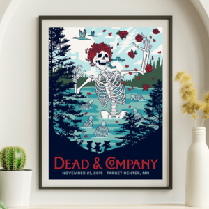 Dead and Company - Target Center MN November 21 2015 - Live Concert Poster Wall Art Print - 131235