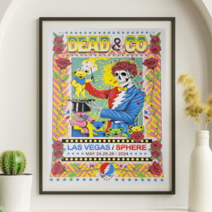 Dead and Company - Sphere Las Vegas NV May 24 2024 - Live Concert Poster Wall Art Print - 131238