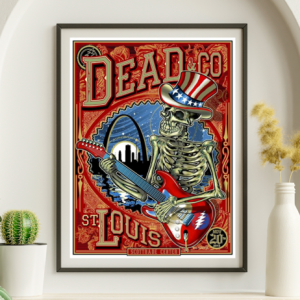 Dead and Company - Scottrade center St Louis MO November 20 2015 - Live Concert Poster Wall Art Print - 131239