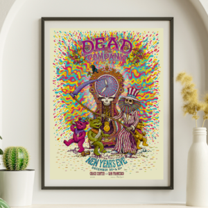 Dead and Company - Chase Center San Francisco CA December 30 2019 - Live Concert Poster Wall Art Print - 131241