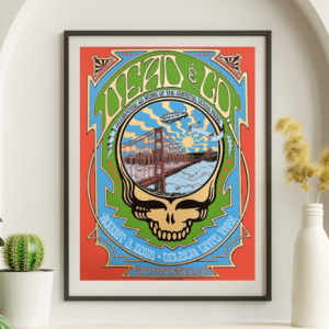 Dead and Company - Golden Gate Park August 3 2025 Day 3 - Live Concert Poster Wall Art Print - 131140