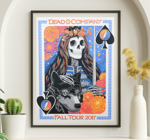 Dead and Company - Fall Tour 2017 - Live Concert Poster Wall Art Print - 131245