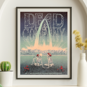 Dead and Company - Hollywood Casino Amphitheater Maryland Heights MO September 13 2021 - Live Concert Poster Wall Art Print - 131250