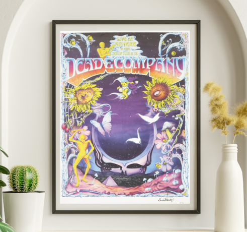 Dead and Company - Sphere Las Vegas NV July 11 2024 - Live Concert Poster Wall Art Print - 131253