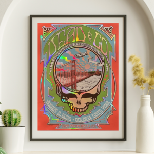 Dead and Company - Golden Gate Park August 3 2025 Day 3 FOIL - Live Concert Poster Wall Art Print - 131141