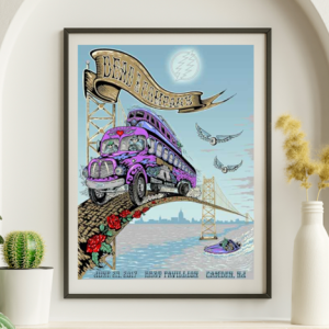 Dead and Company - BB&T Pavilion Camden NJ June 25 2017 - Live Concert Poster Wall Art Print - 131257