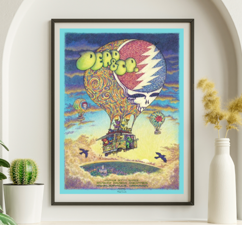 Dead and Company - Ruoff Music Center Noblesville IN June 27 2023 - Live Concert Poster Wall Art Print - 131264