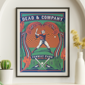 Dead and Company - Fenway Park Boston MA  July 15 2016 – Live Concert Poster Wall Art Print – 131269