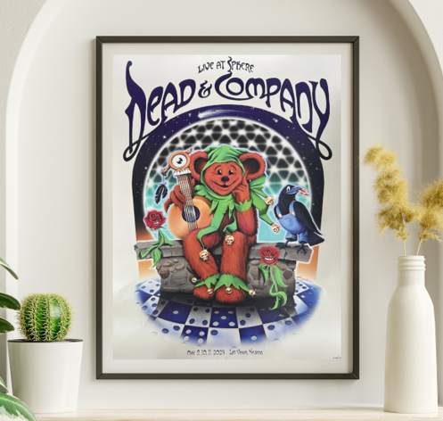 Dead and Company - Sphere Las Vegas NV May 9 2025 – Live Concert Poster Wall Art Print – 131271