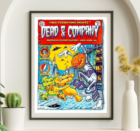 Dead and Company - Madison Square Garden NY October 31 2019 – Live Concert Poster Wall Art Print – 131272