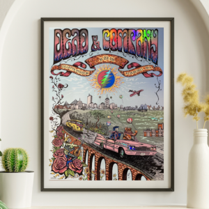 Dead and Company - Gillette Stadium Foxborough MA June 22 2019 FOIL 2 – Live Concert Poster Wall Art Print – 131274